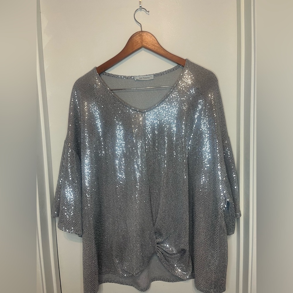 Ces Femme Sliver Shimmer Blouse